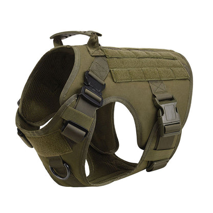 Outdoor Tactical Dog Vest For Large Dogs