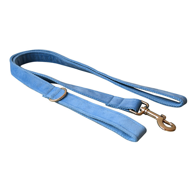 Blue Velvet Series Collars And Leash