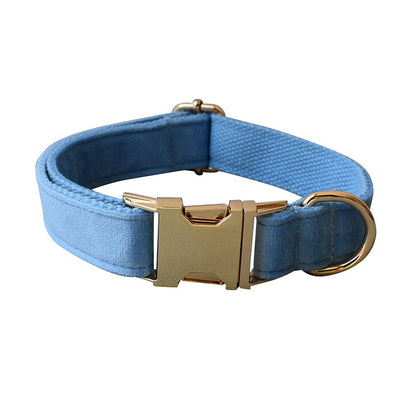 Blue Velvet Series Collars And Leash