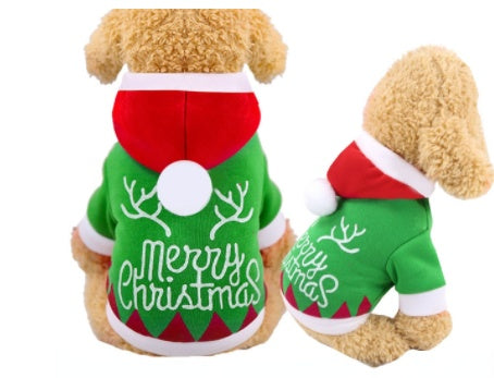 Christmas Cotton Sweater For Small Pets