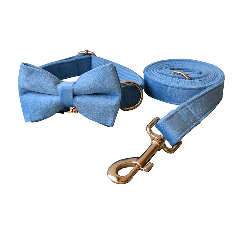 Blue Velvet Series Collars And Leash