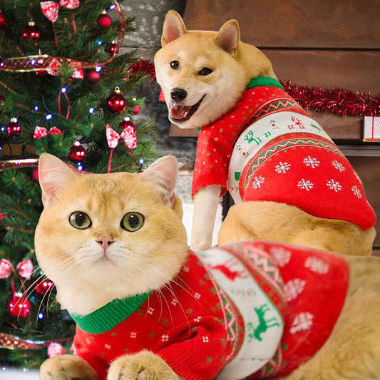 Cute Christmas Sweater For Small Pets